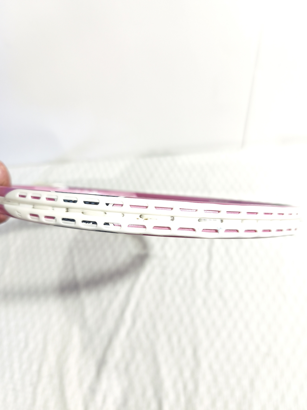 Pink Tennis Racket with White Grip - Picture 13 of 13